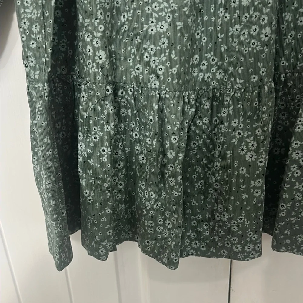 GAP Green Floral Kids Casual Dress‎